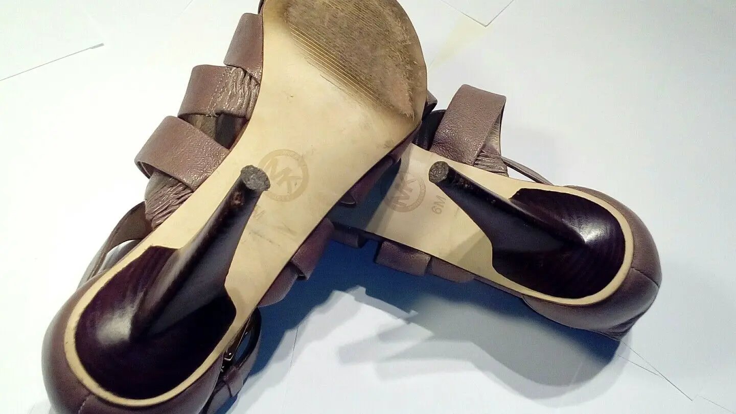 Michael kors leather strappy gladiator sandal size 6.5 m by Michael Kors