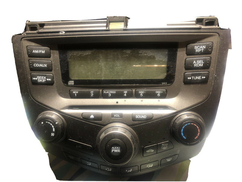 OE chgCHANGE 2003- 2007 Honda Accord Radio AM FM CD Player Climate Control 2AC0