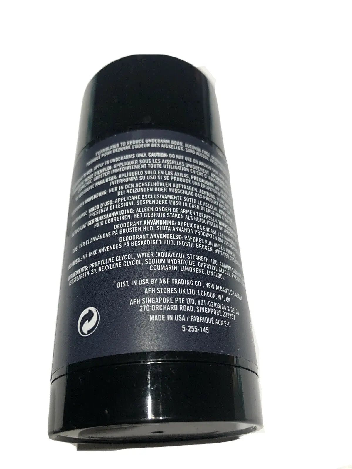 ABERCROMBIE & FITCH FIERCE Deodorant Stick Solid FOR MEN 2.6 Oz / 73 g BRAND NEW by Abercrombie & Fitch