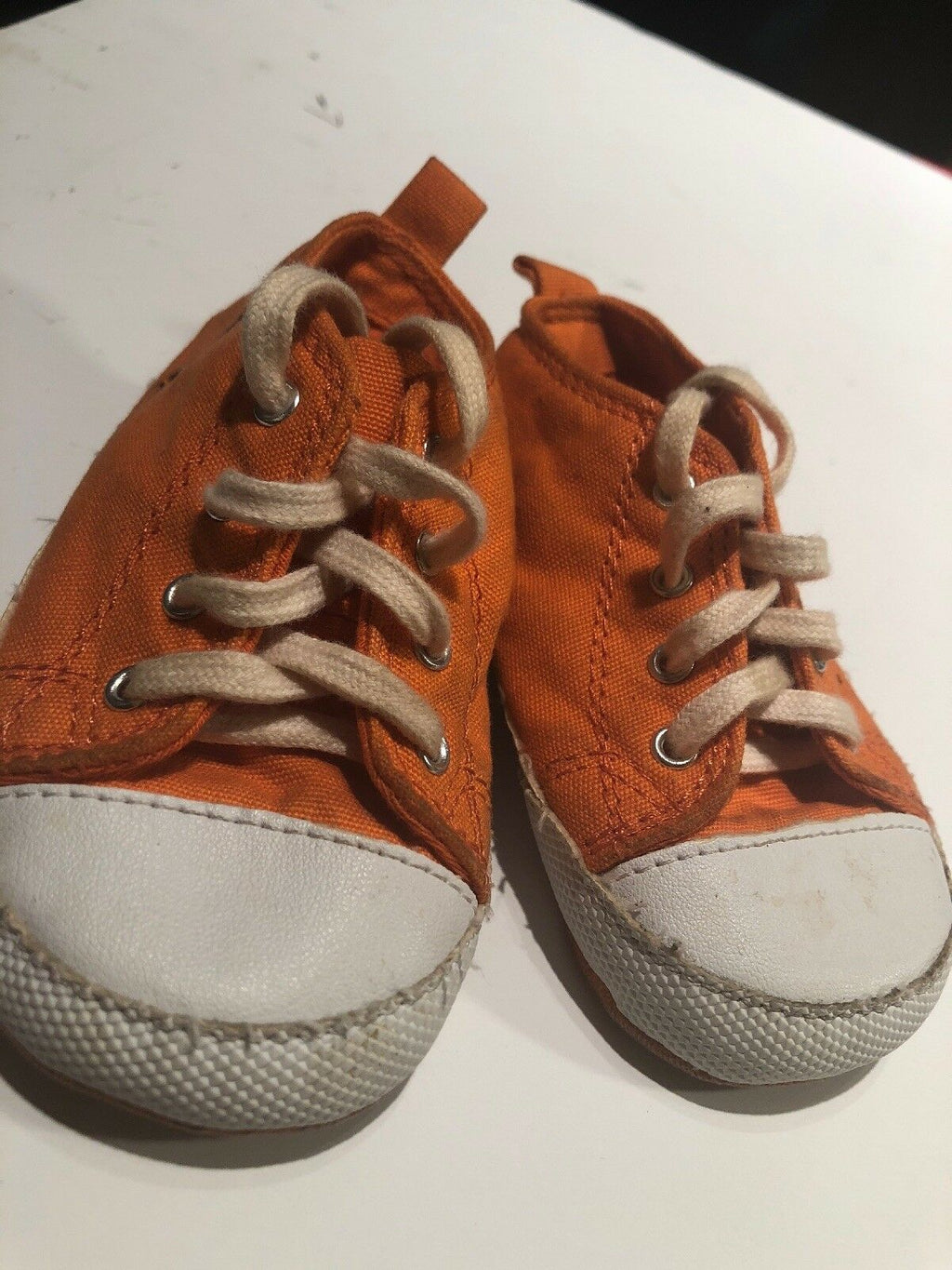 Ralph Lauren Polo Genuine Suede Leather Girl Boy Baby Size 4 Shoes Sneakers