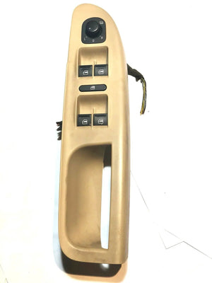 2007-2009 VW Passat master window switch surround  driver left 3C1 867 171 Gray