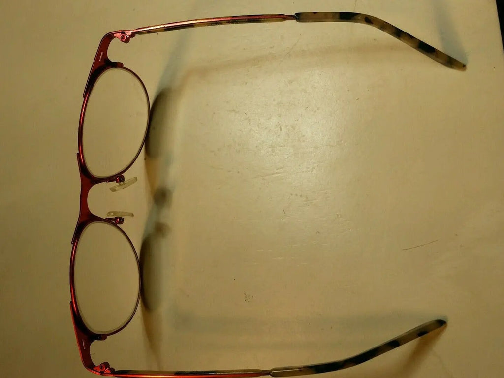 red wire night owl nerd glasses 48/18/139 by DALEY1DEALS,LLC.