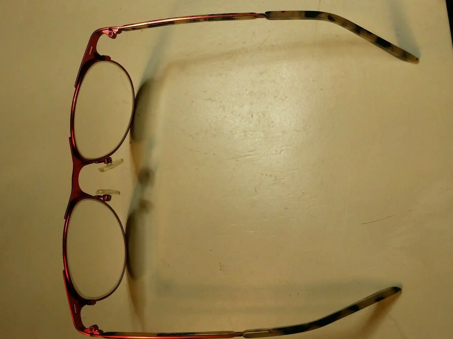 red wire night owl nerd glasses 48/18/139 by DALEY1DEALS,LLC.