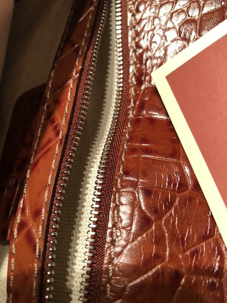 Michael Kors Brown Leather Small Shoulder Bag with Chain Strap