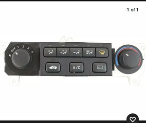 98-02 Honda Accord A/C Temperature Heater Climate Control w Vent & Clock Bezelx2