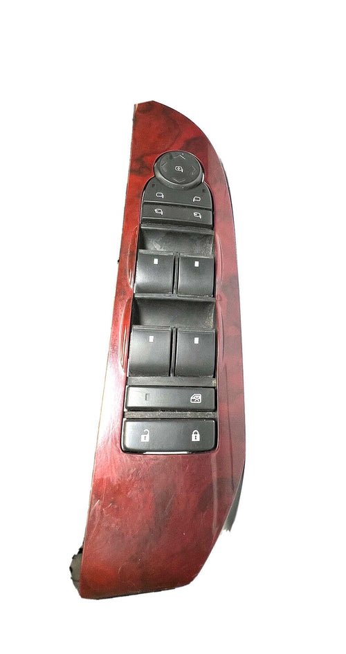 2007-2014 Cadillac Escalade DRIVER LEFT Window Master Switch  WOODGRAIN 15906883