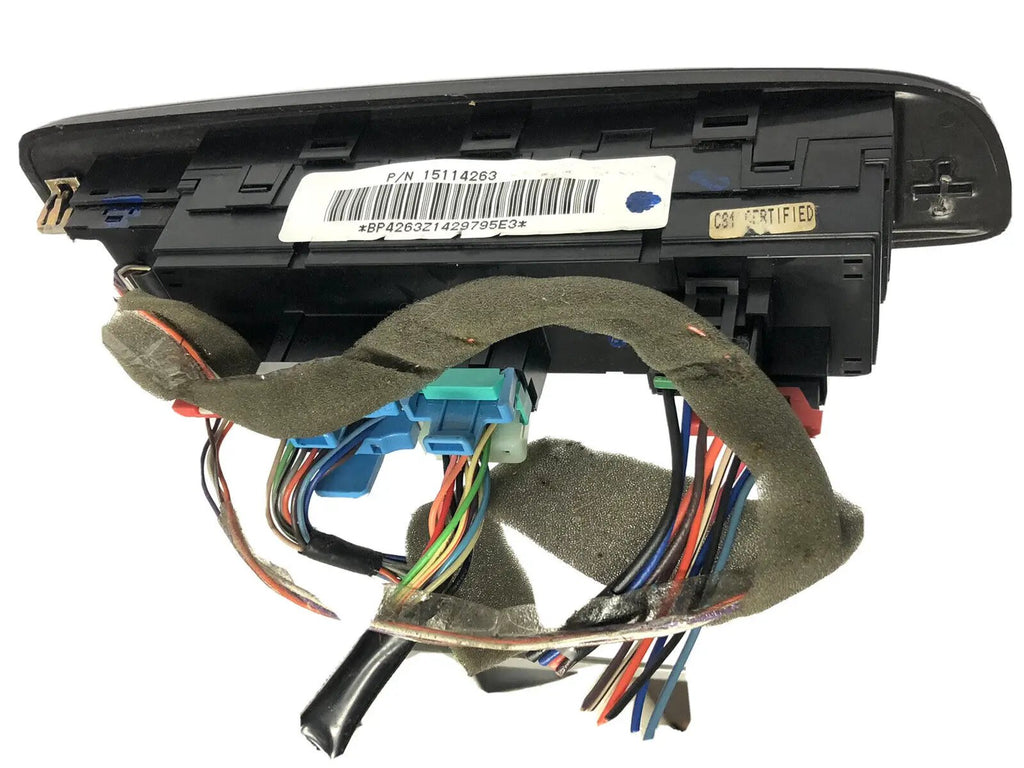 Black 02-05 ENVOY Driver Front Door Switch Driver Master Window Mirror Control by GMC