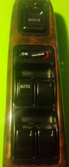 98-02 HONDA ACCORD SEDAN DRIVER MASTER POWER WINDOW SWITCH WOOD GRAIN BEZEL