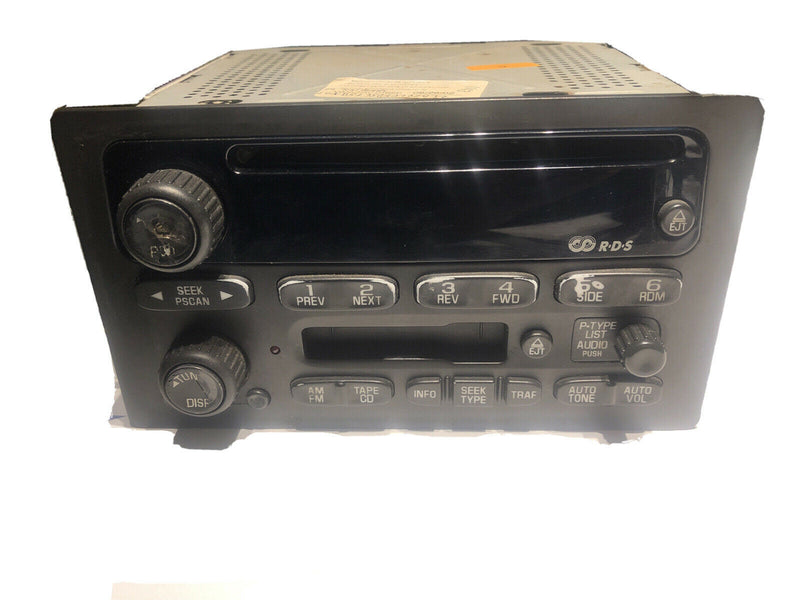 02 03 Trailblazer Envoy Single CD Radio Receiver OEM 15195521
