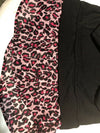 Youth Star Ride Leopard Print And Black And Pink Shirt Size 10/12