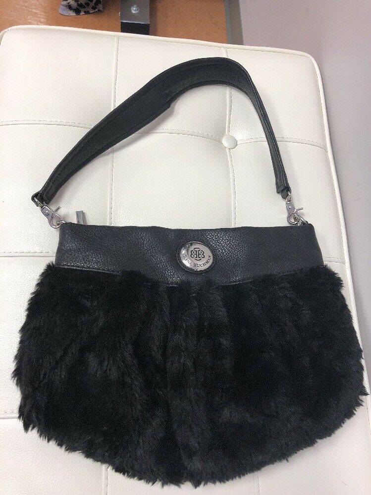 Vintage Dana Buchman Faux Fur Ladies Shoulder Bag