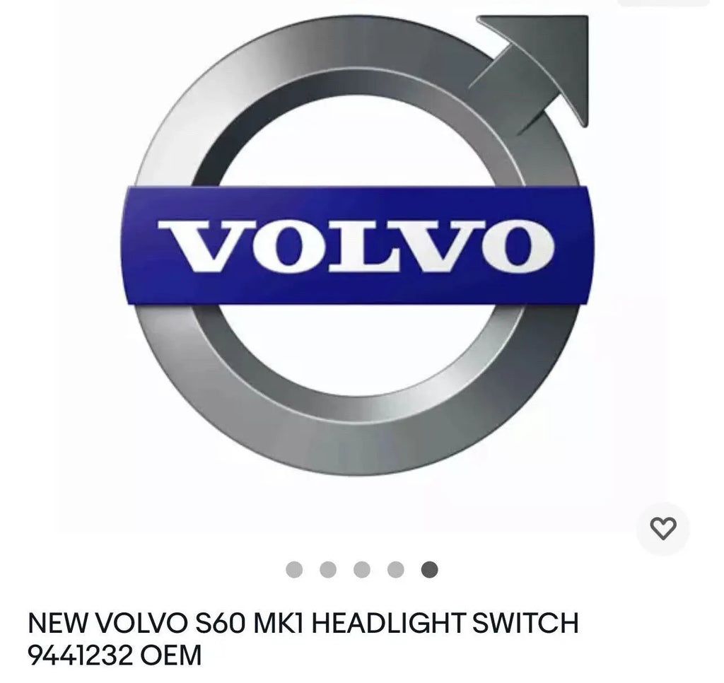 LIGHTLY USED LIKE NEW VOLVO S60 MK1 HEADLIGHT SWITCH 9441232 OEM BUTTON OE by Volvo