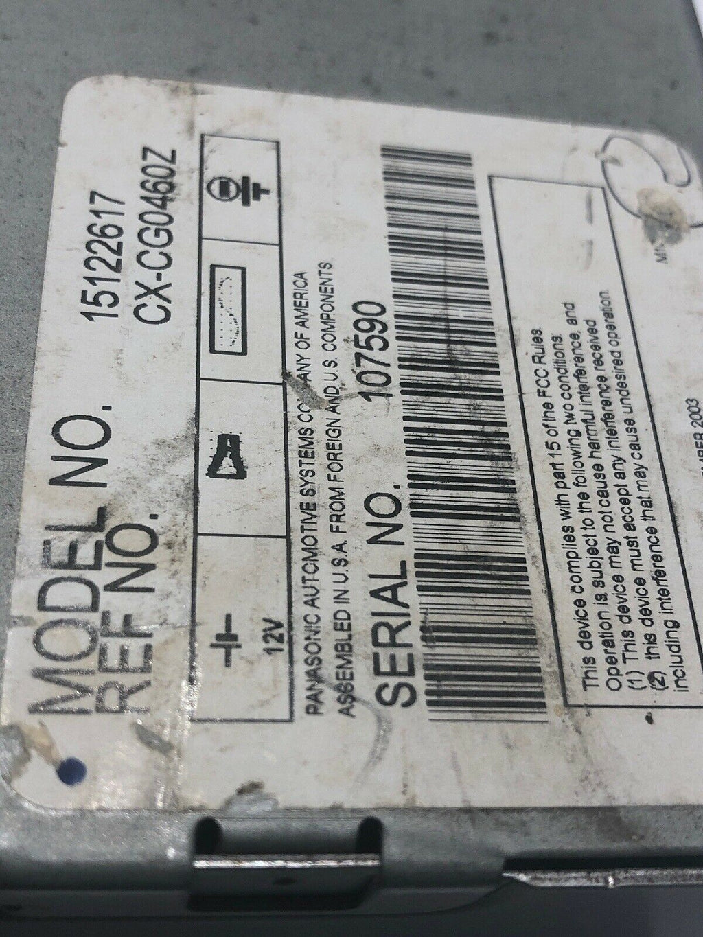 2003 2004 2005 2006 Cadillac Escalade 6 Disc CD Player Console Mounted OEM #63