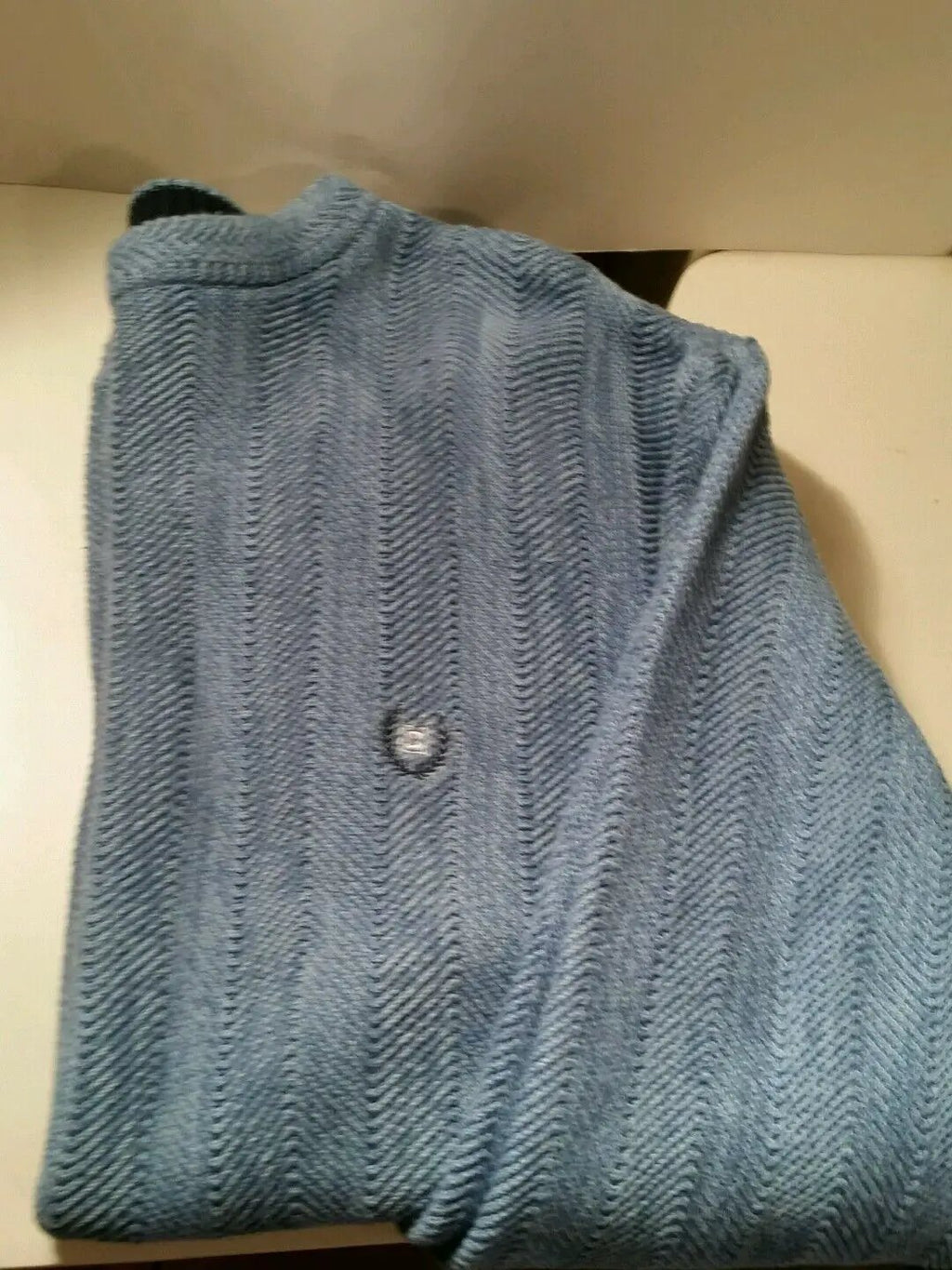 CHAPS %100 COTTON Sky blue sweater size large. by Chaps