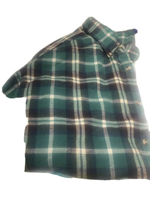 Rustic Outfitter Mens Button Down Shirt Size XL Striped Plaid Textured Cotton