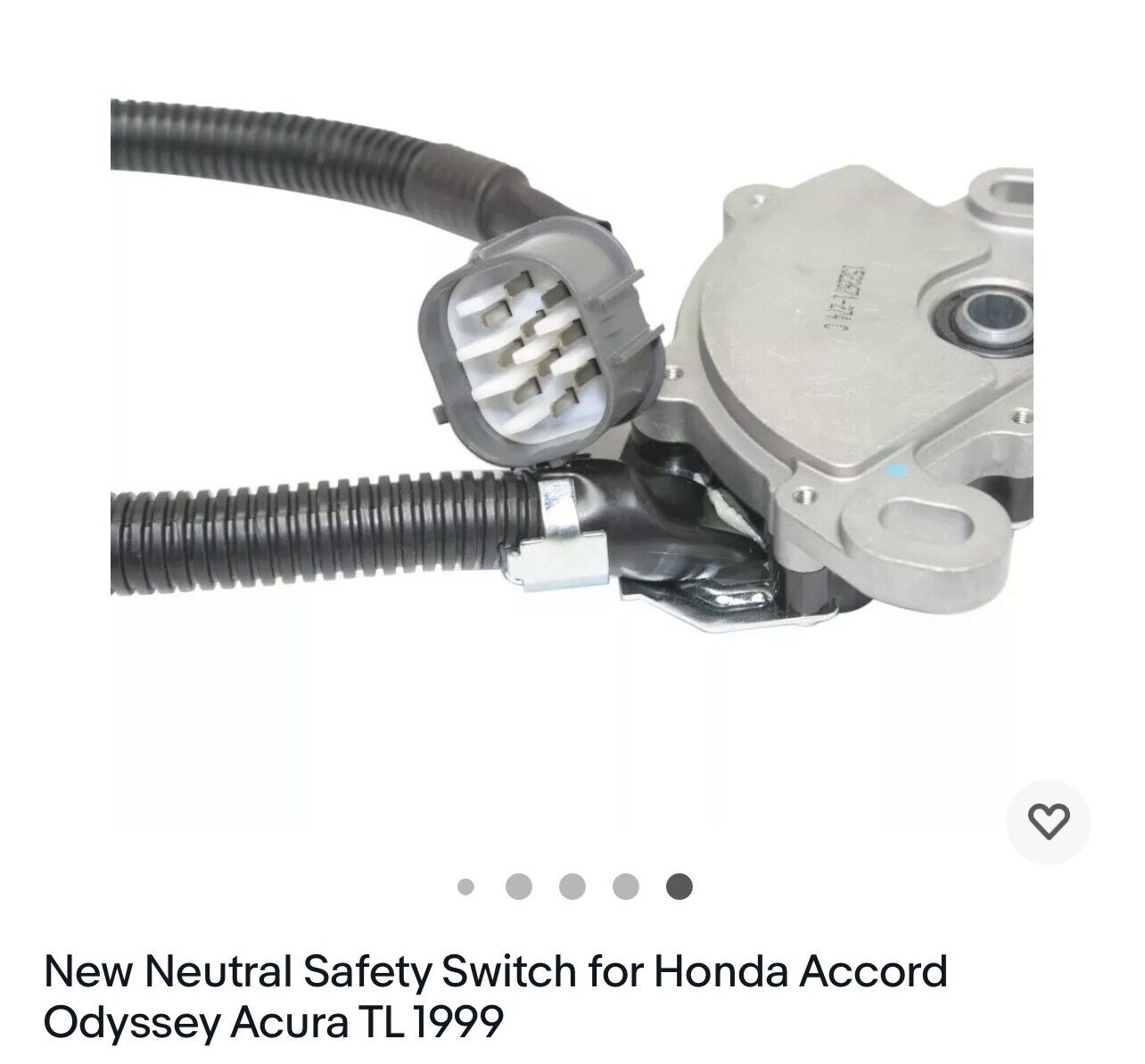 New Neutral Safety Switch for Honda Accord Odyssey Acura TL 1999