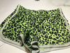 Youth Green Justus Leopard Print Shorts Size 18