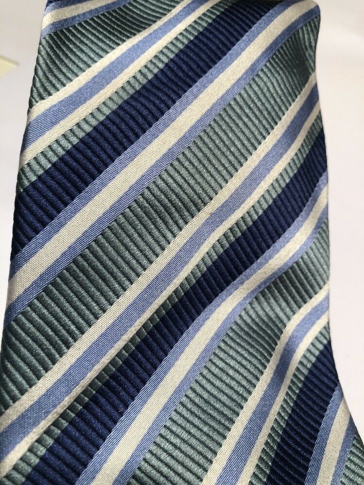 Men's Donald J. Trump Striped Blue Silk Neck tie Made in China