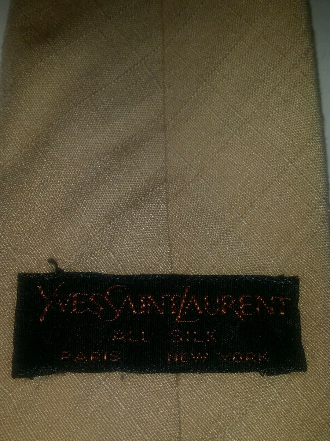 yves saint laurent nude vintage color tie