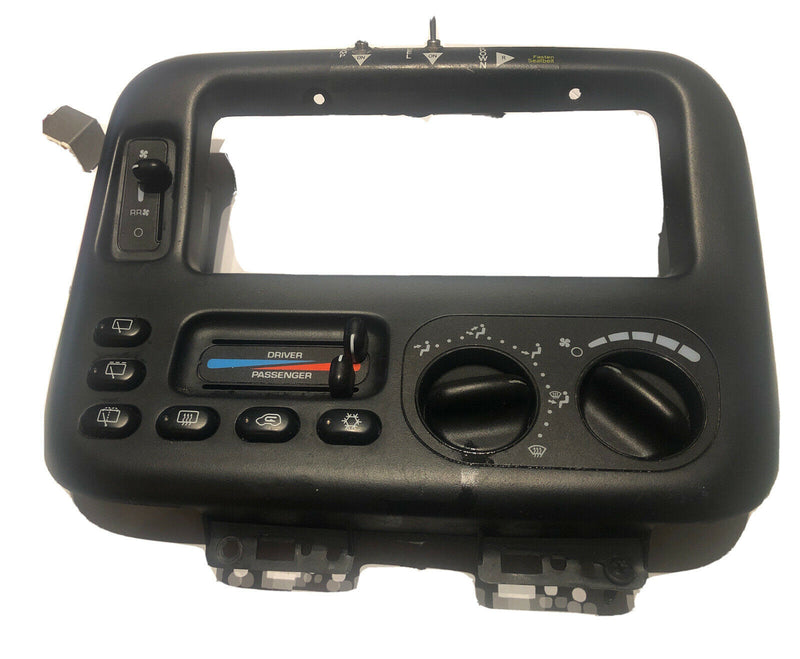 97 98 Voyager Heater Air A/C Control Dual Zone Unit Blue Plug P4677217