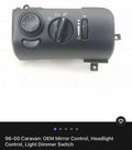 96-00 Caravan: OEM Mirror Control, Headlight Control, Light Dimmer Switch by Factory/OEM