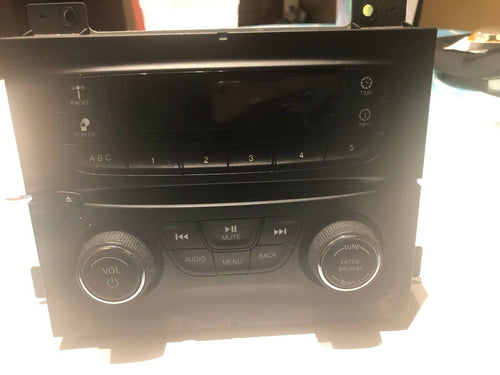 2013-2014 Dodge Dart Receiver w AM FM CD DVD MP3 WMA HDD Part Number 04692355AE