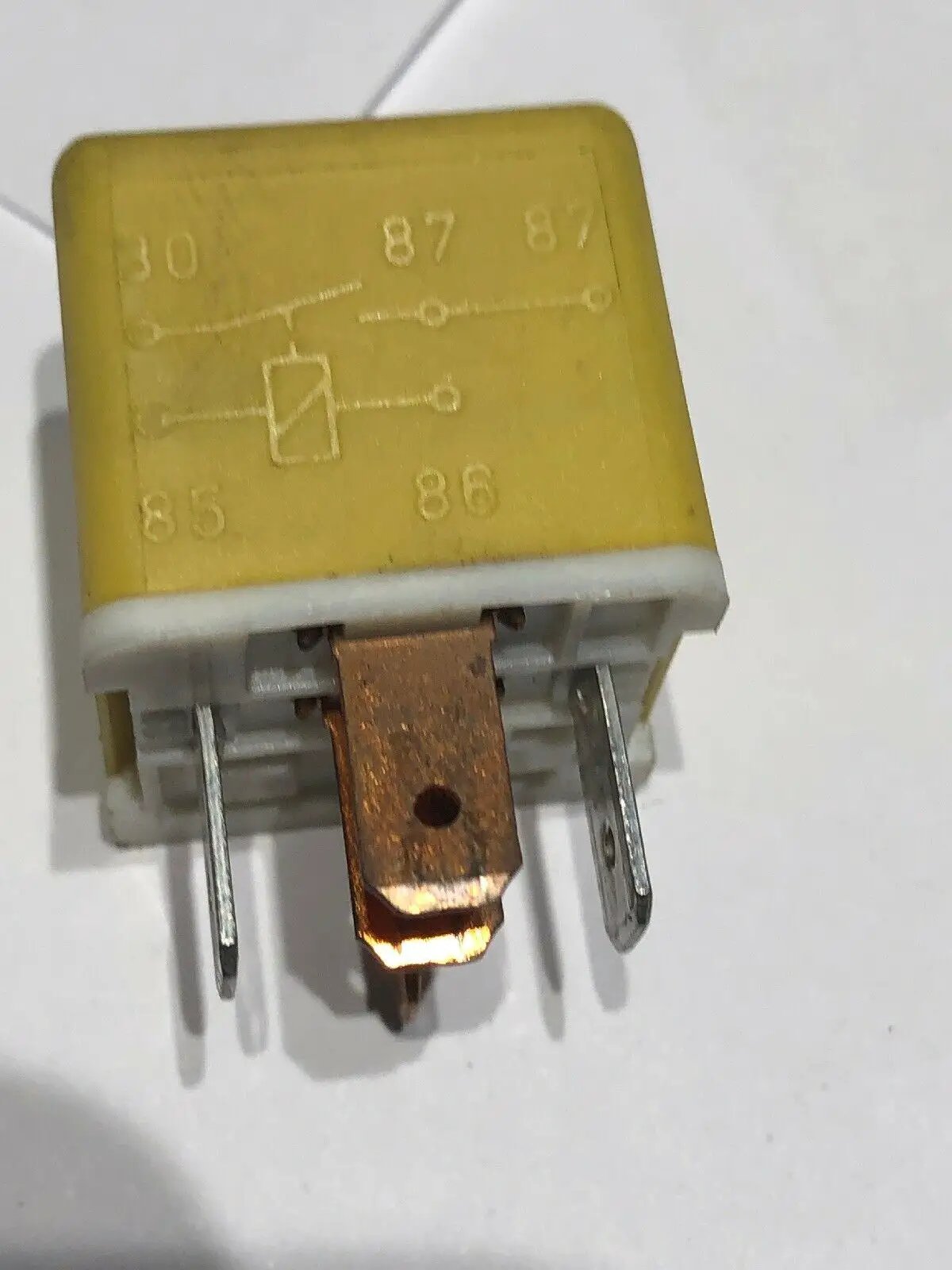 Mercedes Yellow Headlamp Wiper/Washer 5 Pin Relay OEM by Relay