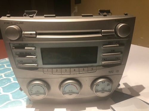 2007-2009 TOYOTA CAMRY RADIO CD PLAYER OEM RADIO 86120-06181 TESTED R56#021