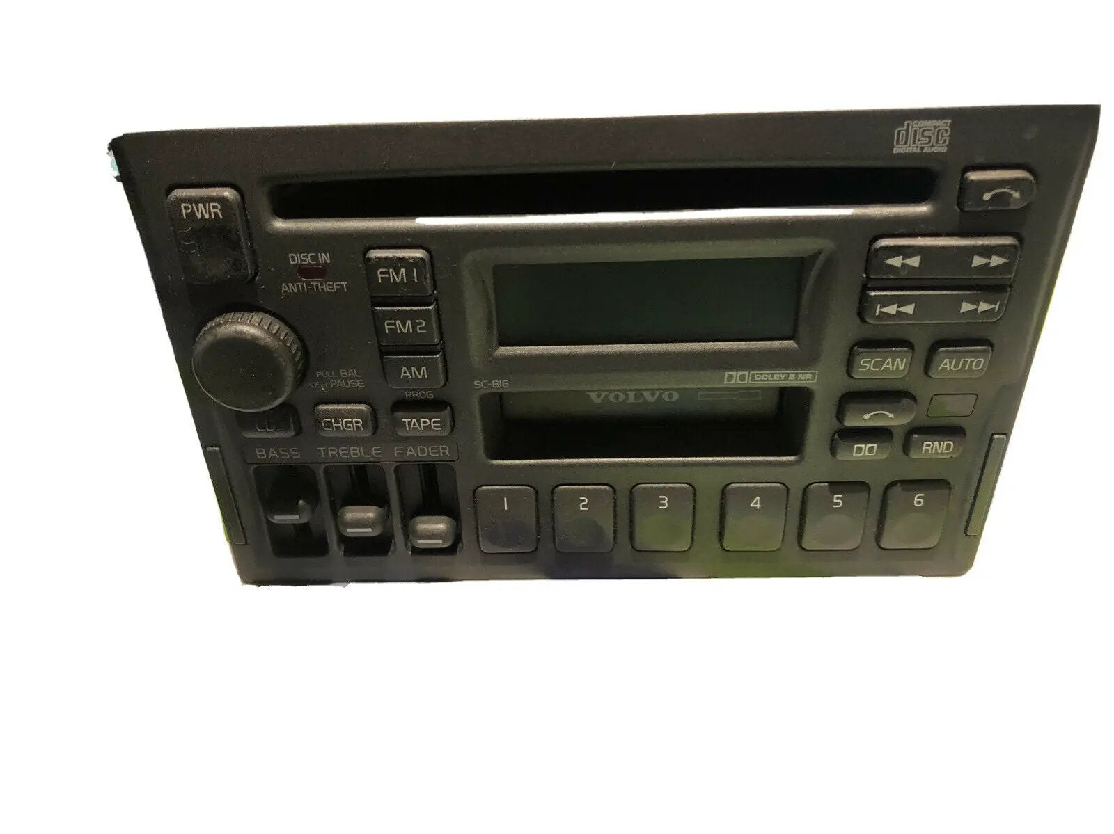Volvo 90 70 40 Series 1997-2004 Radio AM FM CD Cassette PN 3533771-1 by Volvo