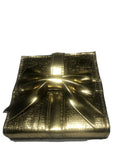 Nail And Scissor Bag Gold With Gold Bow NEW by Tarte