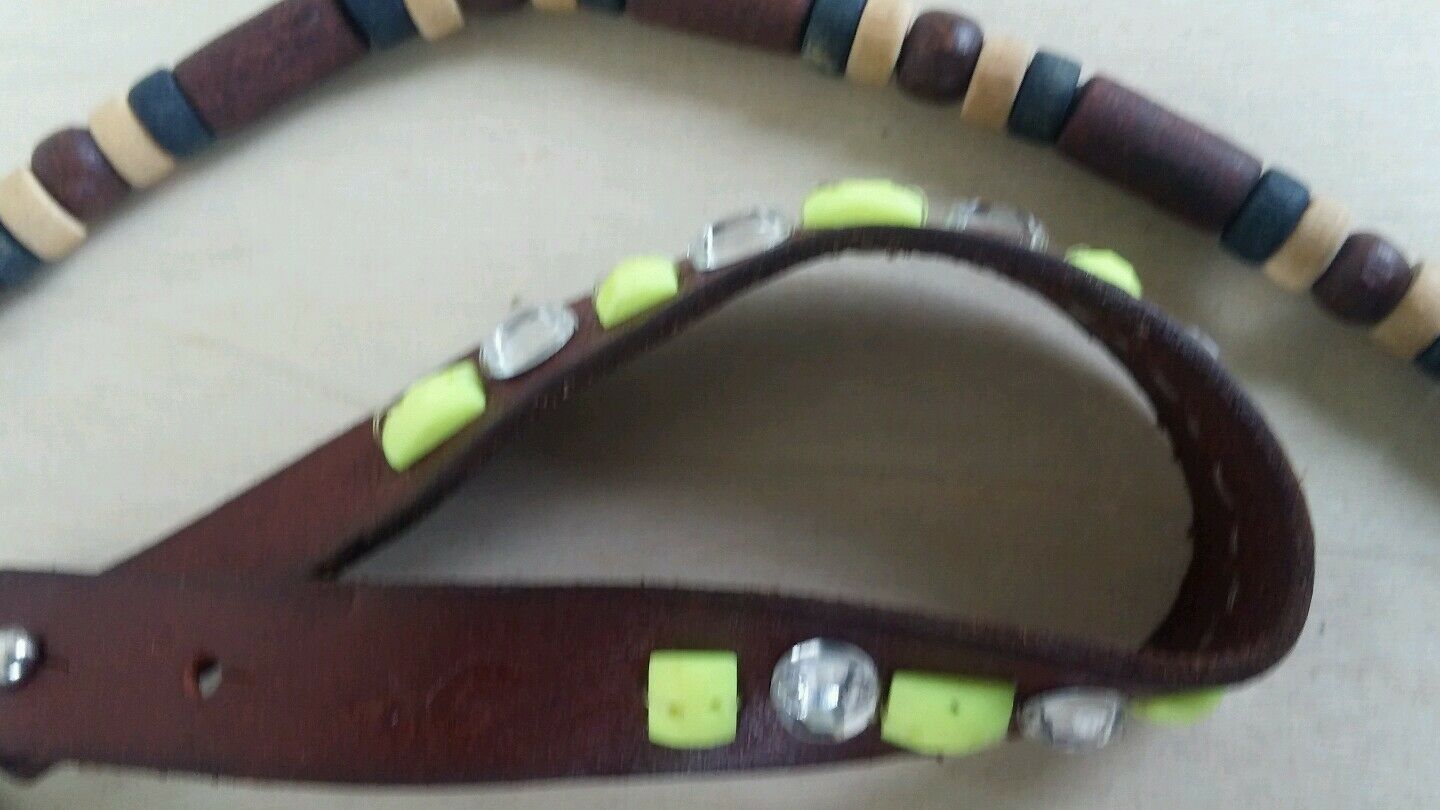 Bracelets Hollister brand one real leather and other  real woods