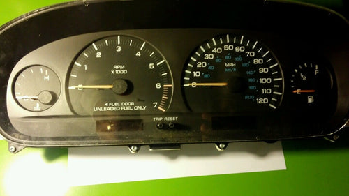 1999 GRAND VOYGER PLYMOUNT INSTRUMENTAL CLUSTER TACH METER