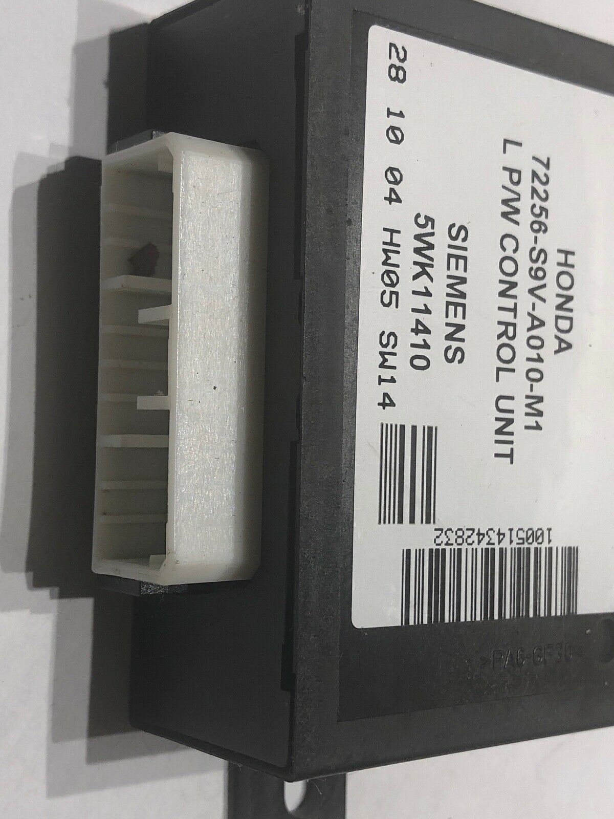 HONDA PILOT DRIVER SIDE DOOR CONTROL MODULE 72256-S9V-A010-M1 L P/W UNIT LEFT