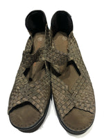 Bernie Mev US Size Woven Bronze/Gold Mary Jane Peep Toe WOMEN EUR37