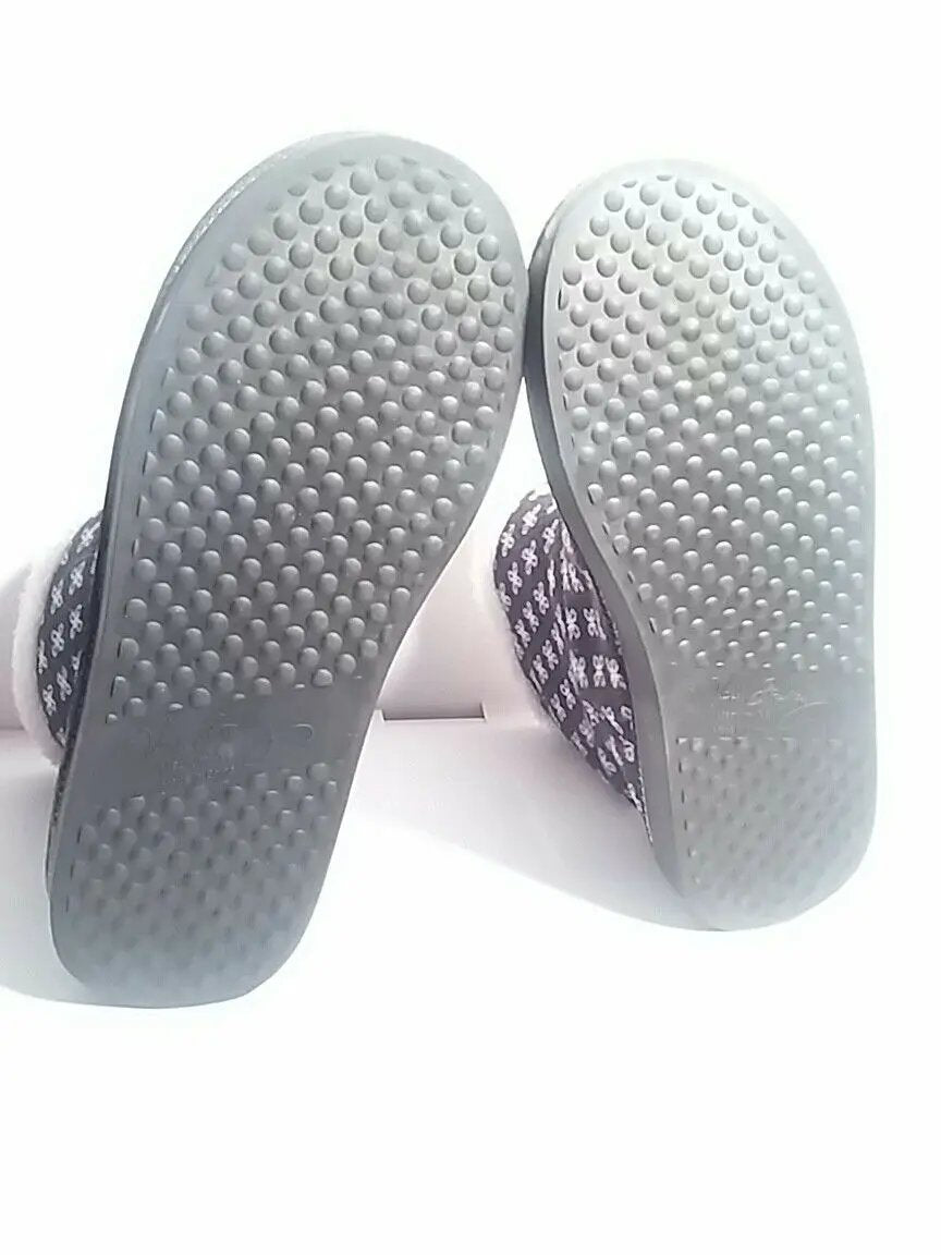 VERA BRADLEY Mini Concerto Cozy Slipper Booties Sz. 7-8; MEDIUM. NAVY BLUE/WHITE by Vera Bradley