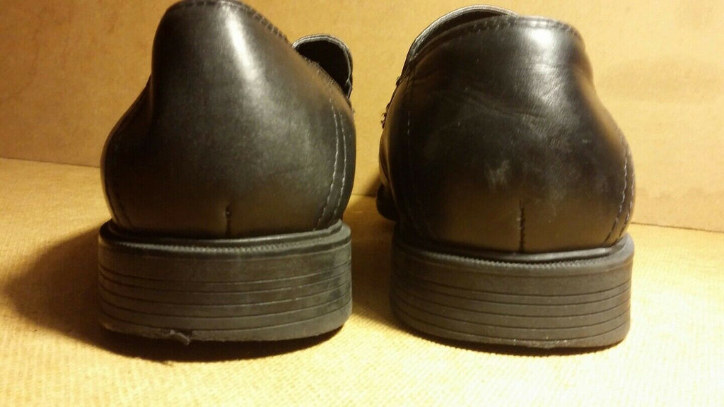 CALVIN KLIEN GENUINE LEATHER FROLIC MEN'S SHOES 8 'M,' BLACK, F2370/A11 CHEAP