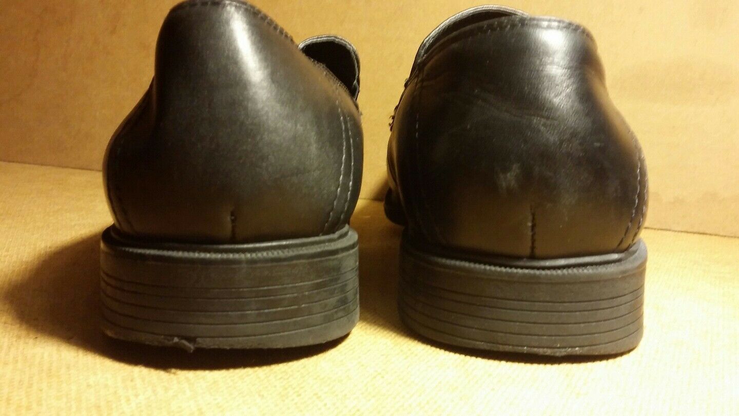 CALVIN KLIEN GENUINE LEATHER FROLIC MEN'S SHOES 8 'M,' BLACK, F2370/A11 CHEAP