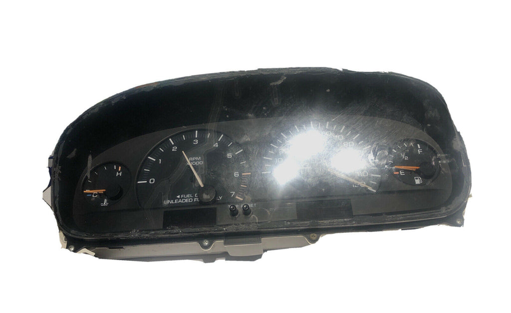 1999 2000 Caravan Voyager Instrument Cluster Speedometer Tach *Black Plug! 99 00