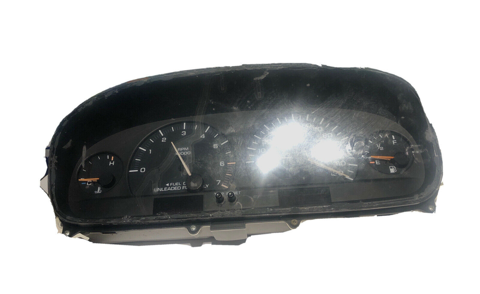 1999 2000 Caravan Voyager Instrument Cluster Speedometer Tach *Black Plug! 99 00