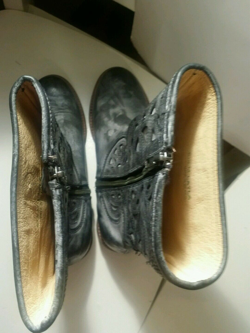 Patron boots size 6.5 blue