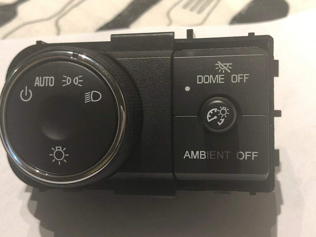 2007-2015 GM ACADIA TRAVERSE  HEADLIGHT LAMP DIMMER CONTROL SWITCH  OEM #15C