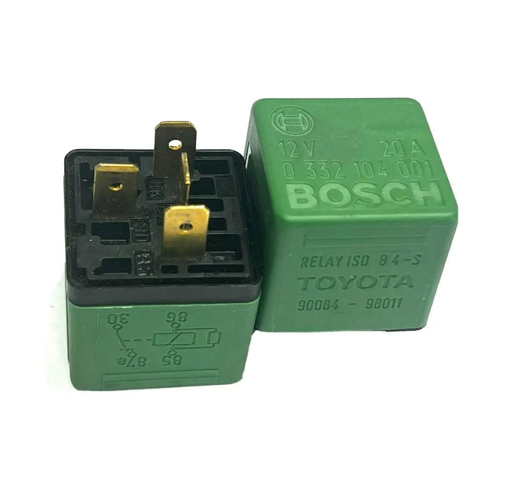 BOSCH relay Toyota 0332104001 12V 20A , 90084-98011 , ISO, B4-S , OEM by Toyota