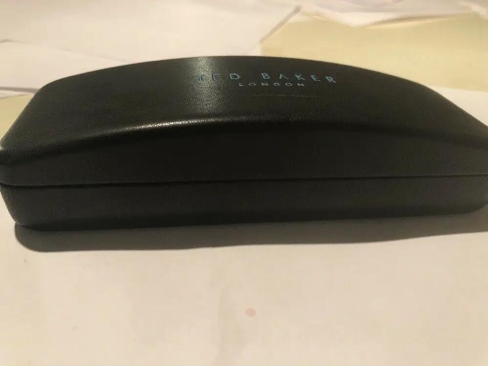 Ted Baker Eyeglass Case , preowned Leather like black case by Ted Baker