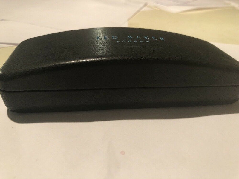 Ted Baker Eyeglass Case , preowned Leather like black case