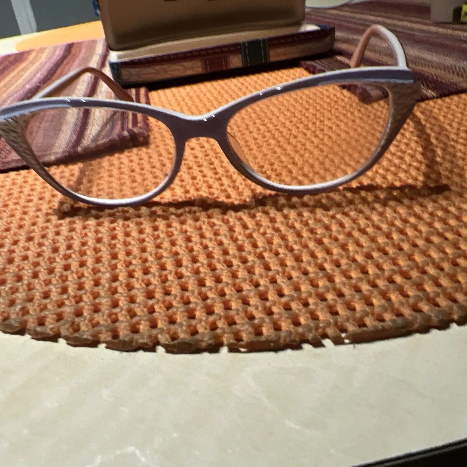 Johnathon Cate Eyeglass Frames And Case Cat Eye Periwinkle Color Fashion Frame by Dolce&Gabbana