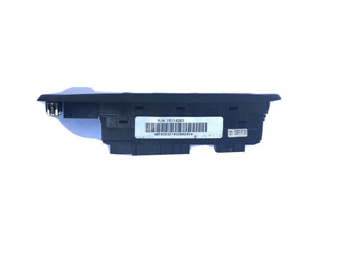 15114263 Front Driver Master Window Switch Memory HeatWood Grain 2002-05 ENVOY by GMC