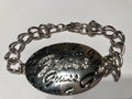 New GUESS Jewellery UBB10103 Silver Tone SS Bracelet w Heart Charm