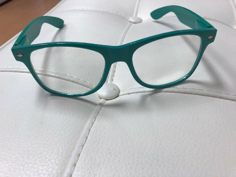 Green Frames Eyeglasses Nerd  Glasses W/20/Cleveland Ce