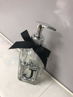 J Toiletry Bottle With Pump