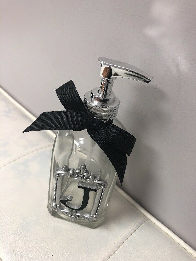 J Toiletry Bottle With Pump